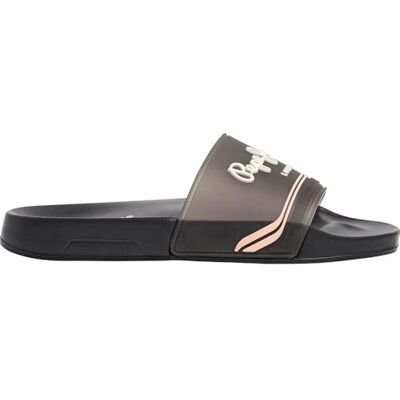 Pepe Jeans Chaussures Slider Origin W pour femme, noir (noir), 38 EU, Noir, 5 UK Pepe Jeans Chaussures Slider Origin W pour femme, noir (noir), 38 EU, Noir, 5 UK