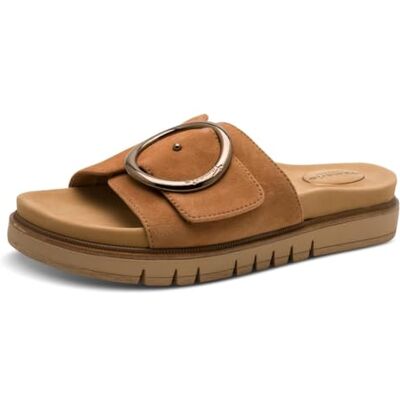 Tamaris Mule pour femme 8-87106-42, daim cognac, 39 EU Tamaris Mule pour femme 8-87106-42, daim cognac, 39 EU