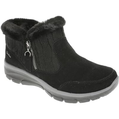 Skechers Bottines Easy Going pour femme, Noir, 37.5 EU Skechers Bottines Easy Going pour femme, Noir, 37.5 EU