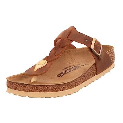 Birkenstock Tongs pour femme, cognac, 37 EU Birkenstock Tongs pour femme, cognac, 37 EU