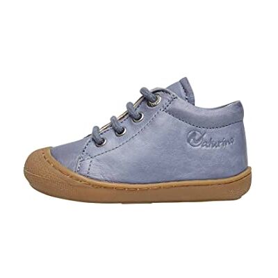 Naturino Cocoon-Petites Chaussures Premiers Pas en Cuir Nappa, Bleu, 18 EU Naturino Cocoon-Petites Chaussures Premiers Pas en Cuir Nappa, Bleu, 18 EU