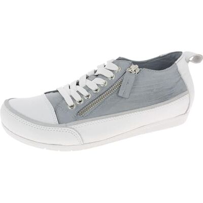 Andrea Conti Baskets pour femme, Gris clair et blanc., 39 EU Andrea Conti Baskets pour femme, Gris clair et blanc., 39 EU