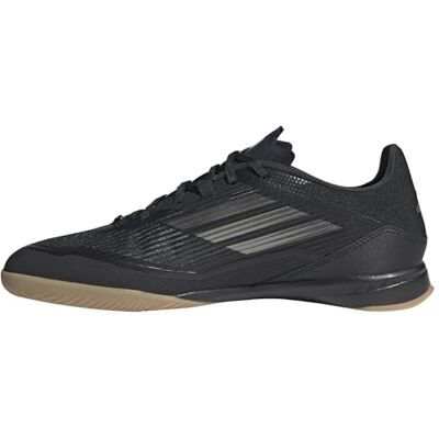 adidas Mixte F50 LEAGUE Football boots Indoor, core black/IRON MET/gold met, 44 EU adidas Mixte F50 LEAGUE Football boots Indoor, core black/IRON MET/gold met, 44 EU