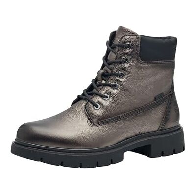 Tamaris Comfort Bottines d'hiver à lacets doublées imperméables pour femme, argenté, 36 EU Tamaris Comfort Bottines d'hiver à lacets doublées imperméables pour femme, argenté, 36 EU