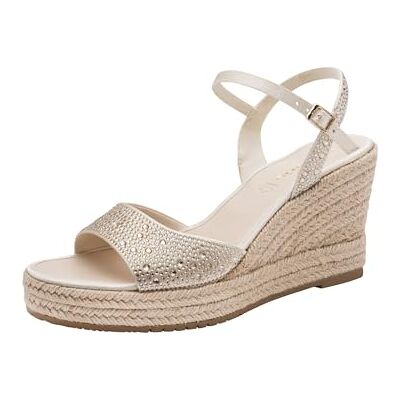 Tamaris Sandales compensées pour femme 1-28336-46 Pearl Glam 38 EU Tamaris Sandales compensées pour femme 1-28336-46 Pearl Glam 38 EU