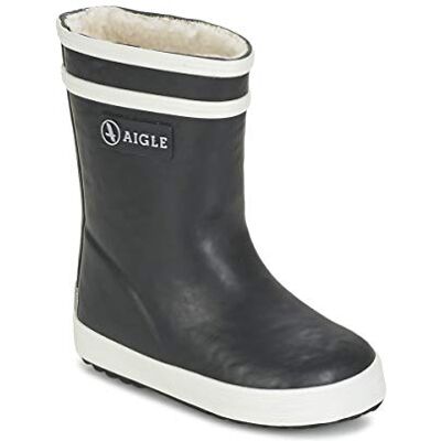 Aigle Baby Flac Fur, Bottes & Bottines de Pluie Mixte Enfant, 9000 Black, 19 EU Aigle Baby Flac Fur, Bottes & Bottines de Pluie Mixte Enfant, 9000 Black, 19 EU