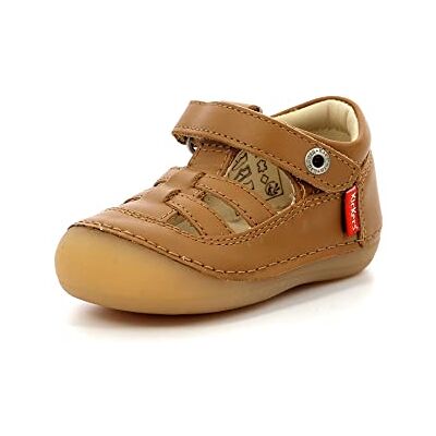 Kickers Sushy Mixte bébé sandales bébé Baskets Low-Top, Camel Clair, 18 EU Kickers Sushy Mixte bébé sandales bébé Baskets Low-Top, Camel Clair, 18 EU