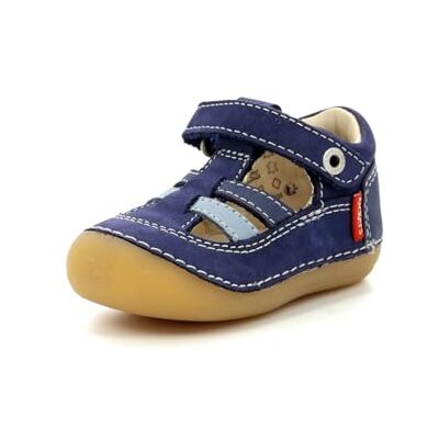 Kickers Sushy, Sandale Mixte enfant, Bleu Bleu Tricolore 53, 21 EU Kickers Sushy, Sandale Mixte enfant, Bleu Bleu Tricolore 53, 21 EU