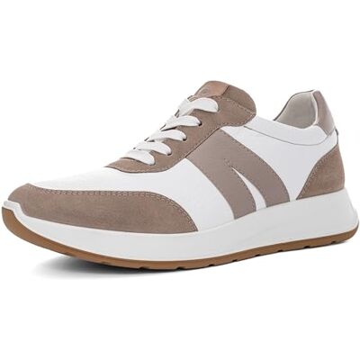 ARA Baskets Matteo pour homme, taupe, blanc, galet, largeur 46 UE, taupe blanc galet, 46 EU Weit ARA Baskets Matteo pour homme, taupe, blanc, galet, largeur 46 UE, taupe blanc galet, 46 EU Weit