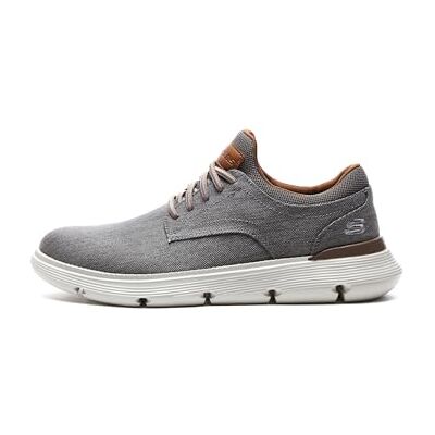 Skechers Garza Js-m01853 Mocassins plats pour homme, Toile taupe., 42 EU Skechers Garza Js-m01853 Mocassins plats pour homme, Toile taupe., 42 EU