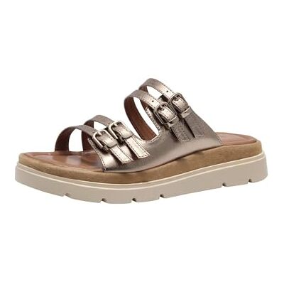 Tamaris Mules plates pour femme, métal, 40 EU Tamaris Mules plates pour femme, métal, 40 EU
