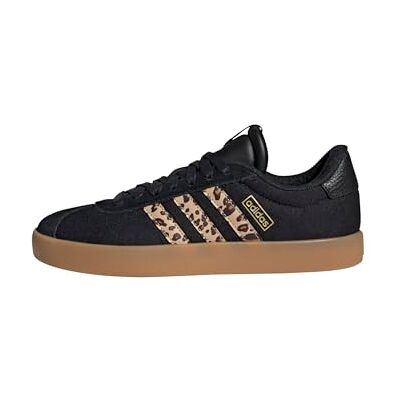 adidas Femme VL COURT Shoes, Core Black/Shadow Brown/Matte Gold, 42 EU adidas Femme VL COURT Shoes, Core Black/Shadow Brown/Matte Gold, 42 EU