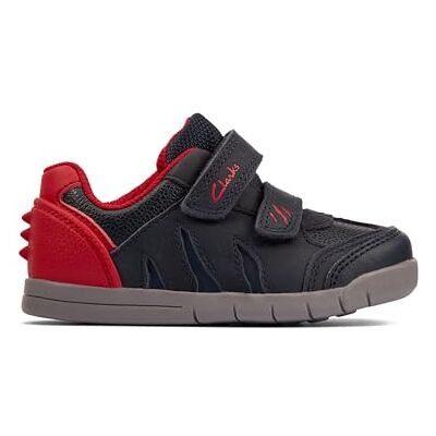 Clarks Rex Play T, unisexe bébé, Marineblau Rot Blau, Bleu marine Rot Blau, 20 EU Clarks Rex Play T, unisexe bébé, Marineblau Rot Blau, Bleu marine Rot Blau, 20 EU