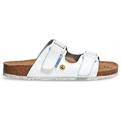 Abeba Mules ESD « Nature » unisexes pour adulte, blanches, 38 EU Abeba Mules ESD « Nature » unisexes pour adulte, blanches, 38 EU