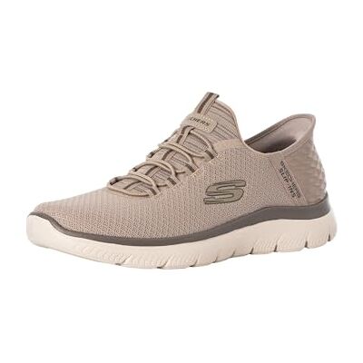 Skechers Baskets montantes Summits pour homme, taupe, 46 EU Skechers Baskets montantes Summits pour homme, taupe, 46 EU
