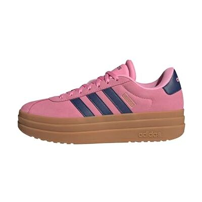adidas Femme VL COURT BOLD SHOES, Bliss Pink/Dark Blue/Gold Metallic, 38 EU adidas Femme VL COURT BOLD SHOES, Bliss Pink/Dark Blue/Gold Metallic, 38 EU