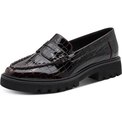 Jana Pantoufles pour femme Vegan 8-24772-47 Bordeaux Croco 42 Jana Pantoufles pour femme Vegan 8-24772-47 Bordeaux Croco 42