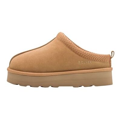 s.Oliver Mule Flat 5-27104-43 Chaussons pour femme, cognac, 39 EU, cognac, 39 EU s.Oliver Mule Flat 5-27104-43 Chaussons pour femme, cognac, 39 EU, cognac, 39 EU
