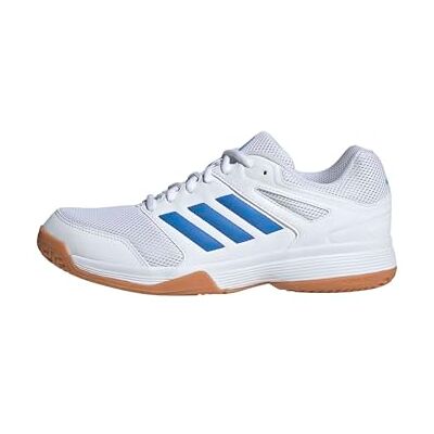 adidas Homme Speedcourt Mens Indoor Shoes, ftwr white/ray blue/Lucid Aquamarine, 44 EU adidas Homme Speedcourt Mens Indoor Shoes, ftwr white/ray blue/Lucid Aquamarine, 44 EU