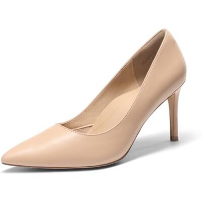 DREAM PAIRS Chaussures habillées à talons hauts à bout pointu pour femmes Escarpins confortables à enfiler à bout fermé pour mariage, travail, bureau DREAM PAIRS Chaussures habillées à talons hauts à bout pointu pour femmes Escarpins confortables à enfiler à bout fermé pour mariage, travail, bureau