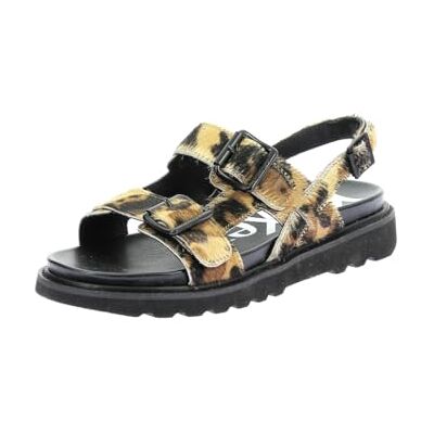 Kickers Femme Neosummer Sandale Plate, Camel, 40 EU Kickers Femme Neosummer Sandale Plate, Camel, 40 EU