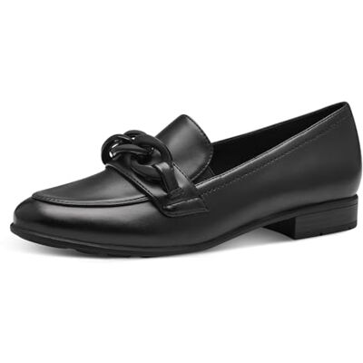 Jana Mocassins sans talon pour femme Talon bloc végétalien, Nappa noir., 42 EU Jana Mocassins sans talon pour femme Talon bloc végétalien, Nappa noir., 42 EU