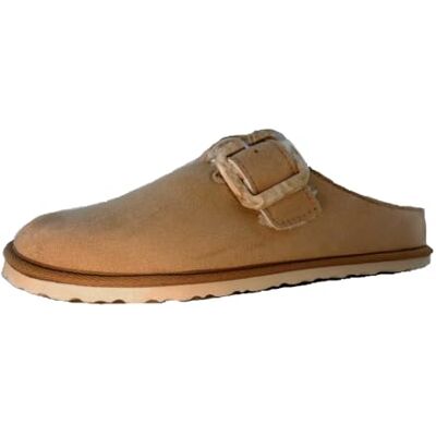 Fischer Markenschuh Fischer Mules pour femme, camel, 38 EU Fischer Markenschuh Fischer Mules pour femme, camel, 38 EU