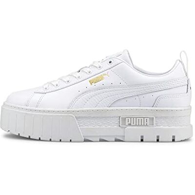 PUMA Mayze Classic Wns Femme Basket, blanc, 40.5 EU PUMA Mayze Classic Wns Femme Basket, blanc, 40.5 EU