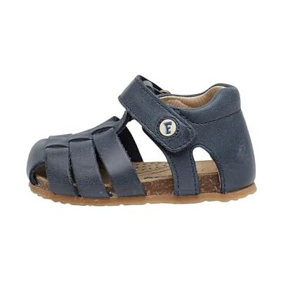 Falcotto Sandales ouvertes avec motif cœur, Bleu 0c01, 21 EU Falcotto Sandales ouvertes avec motif cœur, Bleu 0c01, 21 EU
