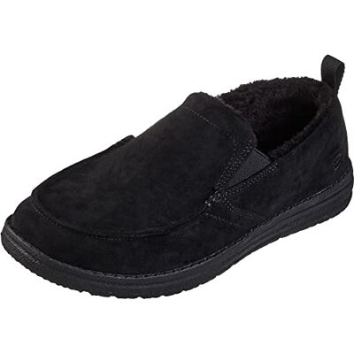 Skechers Chaussons Melson pour homme, Noir, 39.5 EU Skechers Chaussons Melson pour homme, Noir, 39.5 EU