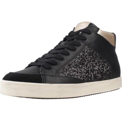 Geox Baskets D Blomiee H pour femme, Noir, 36 EU Geox Baskets D Blomiee H pour femme, Noir, 36 EU