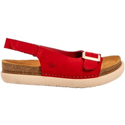 ART 1719 Rhodes Sandales plates pour femme Rouge Pointure 36, rouge, 36 EU ART 1719 Rhodes Sandales plates pour femme Rouge Pointure 36, rouge, 36 EU