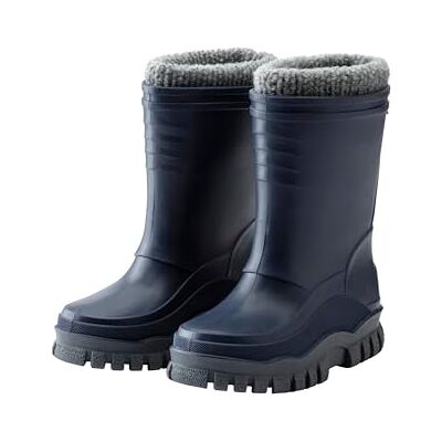 Sterntaler Bottes en caoutchouc doublées unisexes pour enfant, Marine, 27 EU Sterntaler Bottes en caoutchouc doublées unisexes pour enfant, Marine, 27 EU