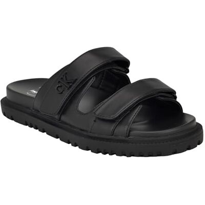 Calvin Sandales Donnie pour femme, noir 001, pointure 34 Calvin Sandales Donnie pour femme, noir 001, pointure 34