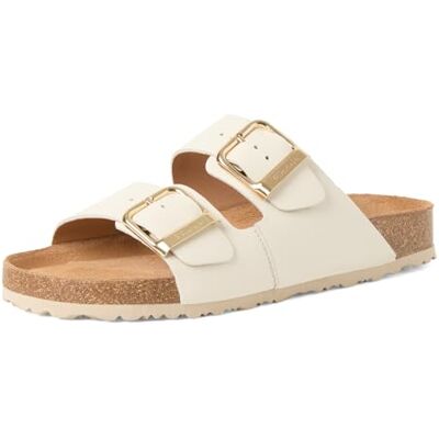 Tamaris Mules pour femme, Cuir ivoire, 40 EU Tamaris Mules pour femme, Cuir ivoire, 40 EU
