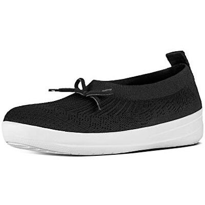 Fitflop ÜBERKNIT TM SLIP-ON BALLERINA WITH BOW BLACK CO (size: 38) BLACK CO 38 Fitflop ÜBERKNIT TM SLIP-ON BALLERINA WITH BOW BLACK CO (size: 38) BLACK CO 38