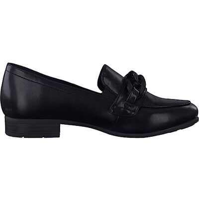 Jana Mocassins sans talon pour femme Talon bloc végétalien, Nappa noir., 36 EU Jana Mocassins sans talon pour femme Talon bloc végétalien, Nappa noir., 36 EU