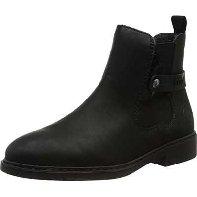 Rieker Z6161, Bottine Femme, Noir 00, 38 EU Rieker Z6161, Bottine Femme, Noir 00, 38 EU