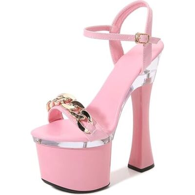SPONYBORTY 17,5 cm Sexy Talons Hauts Chaussures Fétiche Talons Hauts Boîte de Nuit Pole Danse Mariage Bal Sandales Bout Ouvert/A/40EU SPONYBORTY 17,5 cm Sexy Talons Hauts Chaussures Fétiche Talons Hauts Boîte de Nuit Pole Danse Mariage Bal Sandales Bout Ouvert/A/40EU