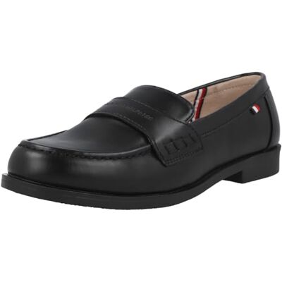 Tommy Hilfiger Mocassin Samir unisexe pour enfant, noir, 37 EU, Black, 37 EU Tommy Hilfiger Mocassin Samir unisexe pour enfant, noir, 37 EU, Black, 37 EU