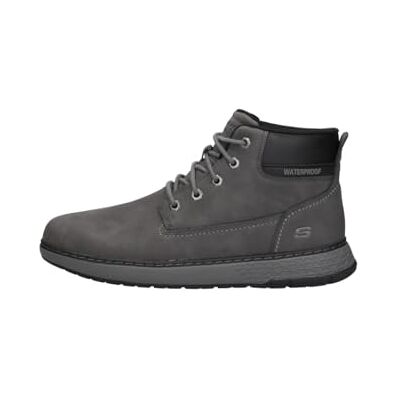 Skechers Bottines Garlan Deno pour homme, Anthracite synthétique, 48.5 EU Skechers Bottines Garlan Deno pour homme, Anthracite synthétique, 48.5 EU