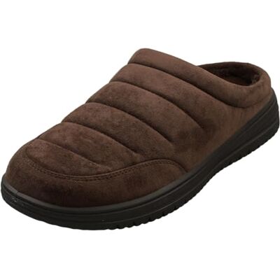 Skechers Pantoufles Murette Garvanza pour homme, Microfibre chocolat, 43 EU Skechers Pantoufles Murette Garvanza pour homme, Microfibre chocolat, 43 EU