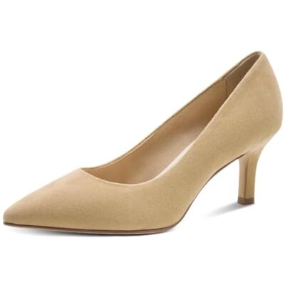 Tamaris Escarpins 1-22434-41 pour femme, TAN Suede, 36 EU Tamaris Escarpins 1-22434-41 pour femme, TAN Suede, 36 EU