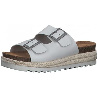 s.Oliver Sandales à enfiler pour femme 5-5-27201-28, Blanc cassé, 37 EU s.Oliver Sandales à enfiler pour femme 5-5-27201-28, Blanc cassé, 37 EU