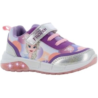 Leomil Frozen Baskets lumineuses pour filles Chaussures Enfants 27, Idéal pour l'école et les loisirs, Multicolore Leomil Frozen Baskets lumineuses pour filles Chaussures Enfants 27, Idéal pour l'école et les loisirs, Multicolore