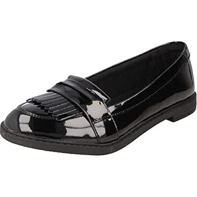 Clarks Mocassins Scala brillants pour fille Silhouette intemporelle Semelle intérieure en mousse souple Technologie de contrôle des odeurs Large coupe disponible Clarks Mocassins Scala brillants pour fille Silhouette intemporelle Semelle intérieure en mousse souple Technologie de contrôle des odeurs Large coupe disponible