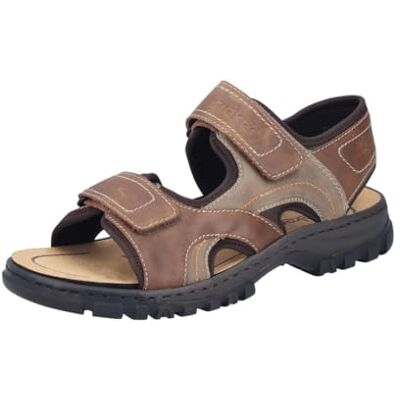 Rieker 25053 Sandales de randonnée pour homme, marron, 46 EU Rieker 25053 Sandales de randonnée pour homme, marron, 46 EU