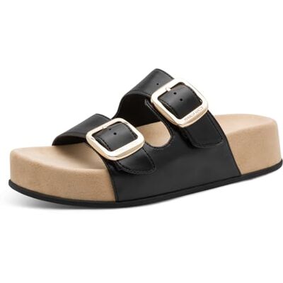 MARCO TOZZI 2-27508-46 Mules pour femme, noires, 36 UE MARCO TOZZI 2-27508-46 Mules pour femme, noires, 36 UE