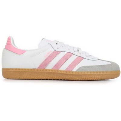 adidas Samba OG J JQ2018, Baskets Enfant, White Pink Gum, 39 1/3 EU adidas Samba OG J JQ2018, Baskets Enfant, White Pink Gum, 39 1/3 EU