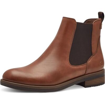 Tamaris Chelsea pour femme, marron Cognac 305, 38 EU Tamaris Chelsea pour femme, marron Cognac 305, 38 EU
